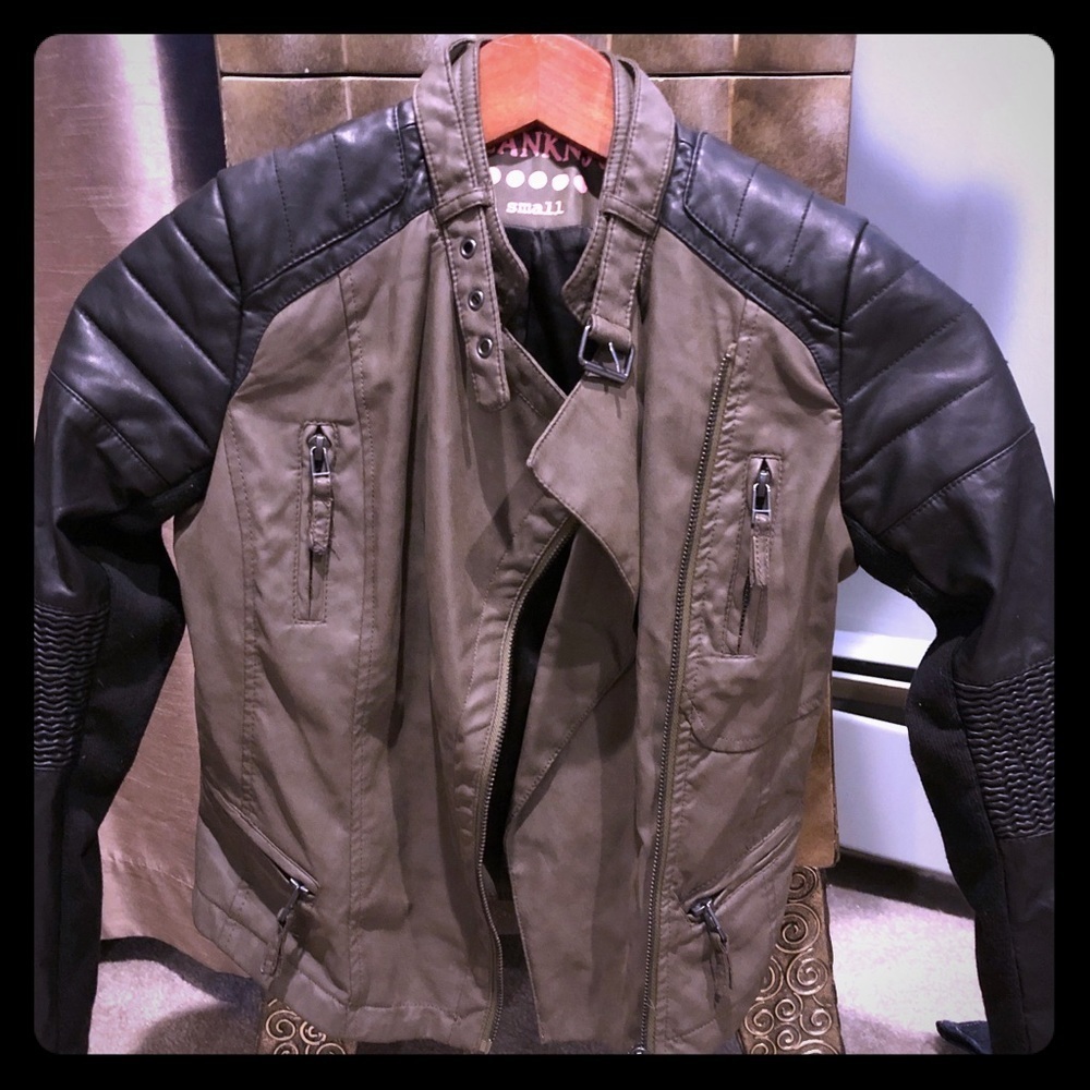 Blank nyc motorcycle jacket S